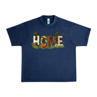 Navy home camping Urban Heavy Tee - texasbilliewilder