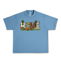 Pebble Blue home camping Urban Heavy Tee - texasbilliewilder