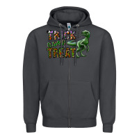 Smoke Trick RAWR Treat Zipper Hoodie - CowhideDigitalArt