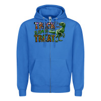 True Royal Trick RAWR Treat Zipper Hoodie - CowhideDigitalArt