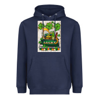 Navy lucky truck Heavyweight Hoodie - AdoDesignShop