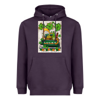 Plum lucky truck Heavyweight Hoodie - AdoDesignShop