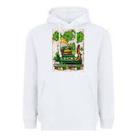White lucky truck Heavyweight Hoodie - AdoDesignShop
