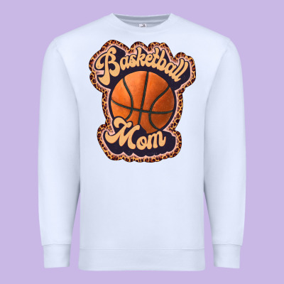 Basketball Mom Premium Sweatshirt Designed By Jahusdesignshop
