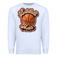 White basketball mom Premium Sweatshirt - JahusDesignShop