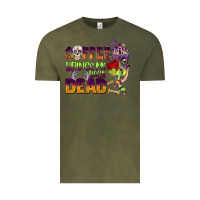 Vintage Olive coffee brings me back dead Vintage Tee - BarkalooDesign