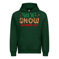 Forest Green let it snow somewhere else Urban Hoodie - MaliasSmallBusiness