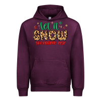 Mauve Wine let it snow somewhere else Urban Hoodie - MaliasSmallBusiness