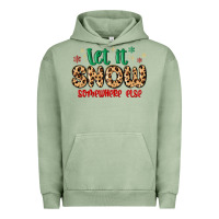 Pigment Oil Green let it snow somewhere else Urban Hoodie - MaliasSmallBusiness