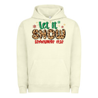 Pigment Pistachio let it snow somewhere else Urban Hoodie - MaliasSmallBusiness