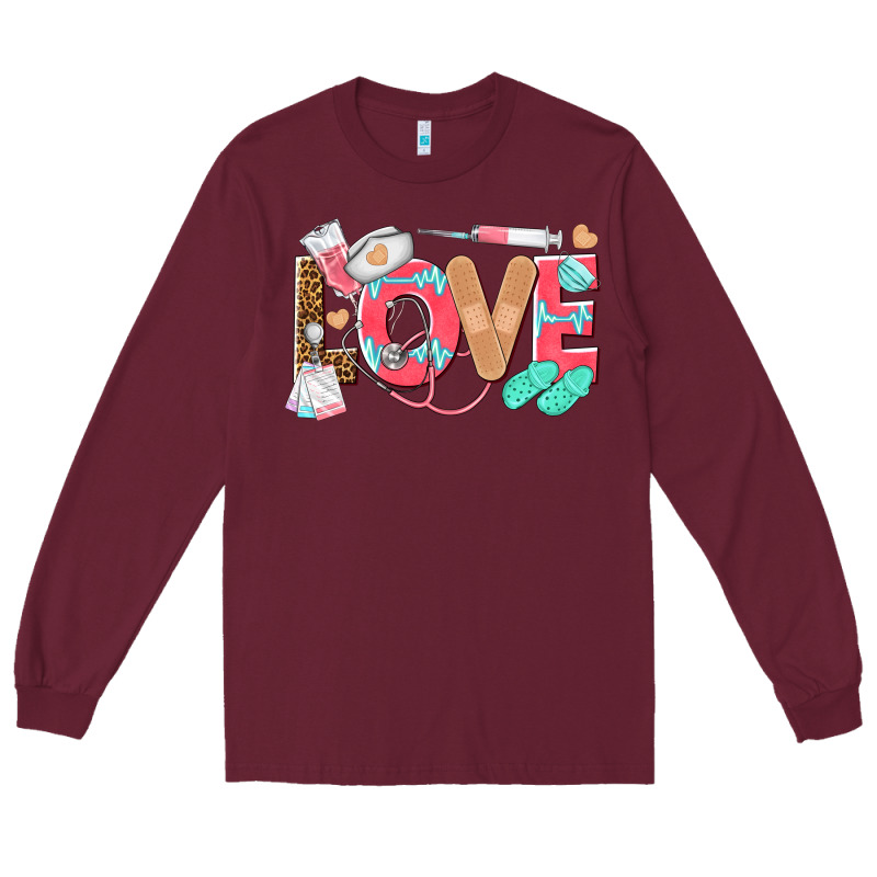 Nurse Love Long Sleeve Tee by texasbilliewilder | Teevron