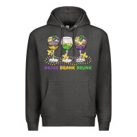 Charcoal Heather drink drank drunk Premium Hoodie - MaliasSmallBusiness