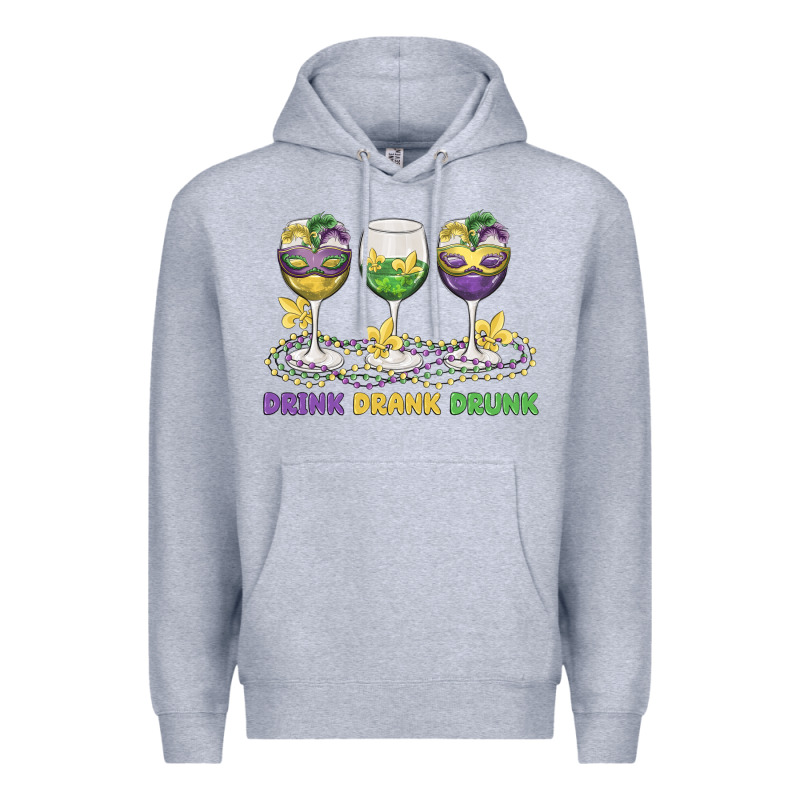 Drink Drank Drunk Premium Hoodie by MaliasSmallBusiness | Teevron