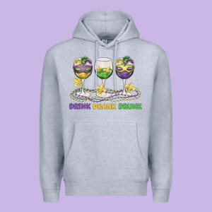 Drink Drank Drunk Premium Hoodie Designed By Maliassmallbusiness
