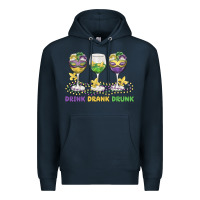 Navy drink drank drunk Premium Hoodie - MaliasSmallBusiness