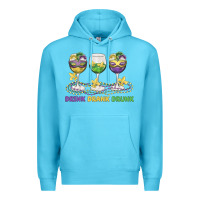 Ocean Blue drink drank drunk Premium Hoodie - MaliasSmallBusiness