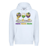 White drink drank drunk Premium Hoodie - MaliasSmallBusiness