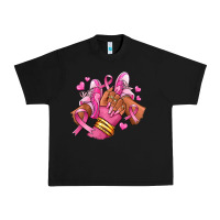 Black Breast Cancer afro girl sneakers Urban Heavy Tee - RanaPortraitStore