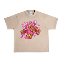 French Oak Breast Cancer afro girl sneakers Urban Heavy Tee - RanaPortraitStore