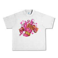 Lunar Rock Breast Cancer afro girl sneakers Urban Heavy Tee - RanaPortraitStore