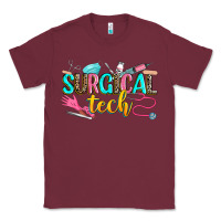 Burgundy surgical tech Classic Tee - Zillion Design Studio