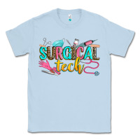 Dusty Blue surgical tech Classic Tee - Zillion Design Studio