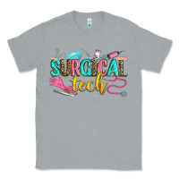 Heather Grey surgical tech Classic Tee - Zillion Design Studio