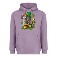 Lavender little cows and st patricks party Heavyweight Hoodie - AdoDesignShop