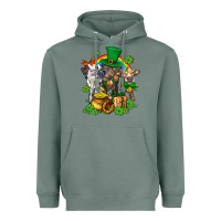 Sage little cows and st patricks party Heavyweight Hoodie - AdoDesignShop