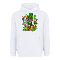 White little cows and st patricks party Heavyweight Hoodie - AdoDesignShop