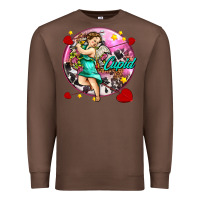 Chestnut cupid with arrows and stars Premium Sweatshirt - AdoDesignShop