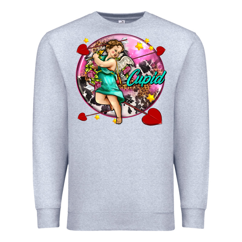 Cupid With Arrows And Stars Premium Sweatshirt by AdoDesignShop | Teevron