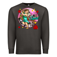 Smoke cupid with arrows and stars Premium Sweatshirt - AdoDesignShop
