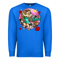 True Royal cupid with arrows and stars Premium Sweatshirt - AdoDesignShop