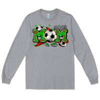 Heather Grey mom soccer Long Sleeve Tee - Zillion Design Studio