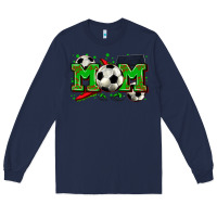 Navy mom soccer Long Sleeve Tee - Zillion Design Studio