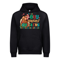 Black i can buy myself chickens i can hatch my own eggs Urban Hoodie - MaliasSmallBusiness