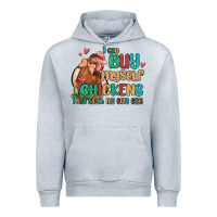 Heather Grey i can buy myself chickens i can hatch my own eggs Urban Hoodie - MaliasSmallBusiness