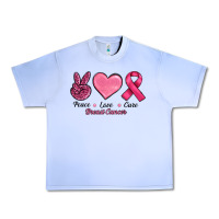 Grape Ice Peace Love Cure Cancer Urban Heavy Tee - RanaPortraitStore