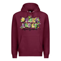 Burgundy booze beads Premium Hoodie - MaliasSmallBusiness