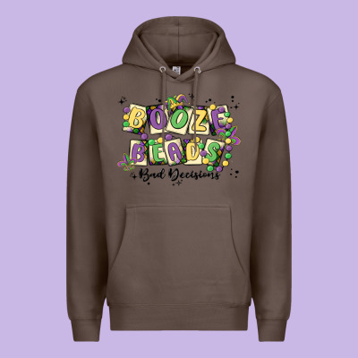 Booze Beads Premium Hoodie Designed By Maliassmallbusiness