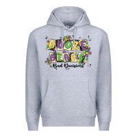 Heather Grey booze beads Premium Hoodie - MaliasSmallBusiness