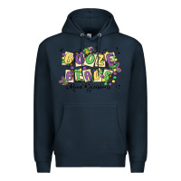 Navy booze beads Premium Hoodie - MaliasSmallBusiness