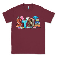 Burgundy stna Classic Tee - Zillion Design Studio