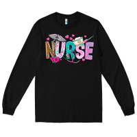 Black nurse Long Sleeve Tee - texasbilliewilder