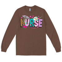 Chestnut nurse Long Sleeve Tee - texasbilliewilder