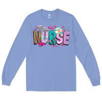 Colony Blue nurse Long Sleeve Tee - texasbilliewilder