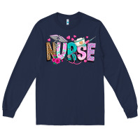 Navy nurse Long Sleeve Tee - texasbilliewilder