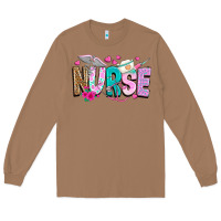 Toasted Coconut nurse Long Sleeve Tee - texasbilliewilder
