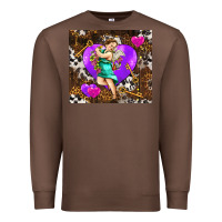 Chestnut cupid and heart Premium Sweatshirt - AdoDesignShop